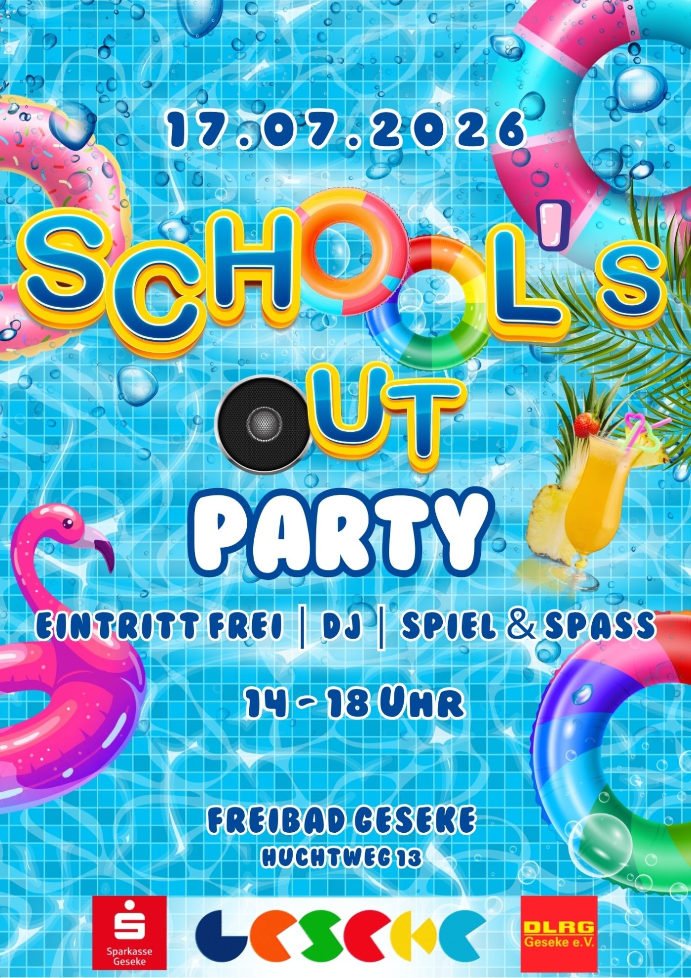 Bild für School's Out Party am 17.07.2026, 14 - 18 Uhr